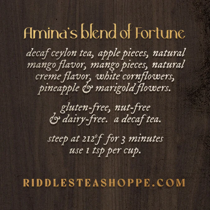 Amina’s Blend of Fortune Tea - Sample Bag - Image 2