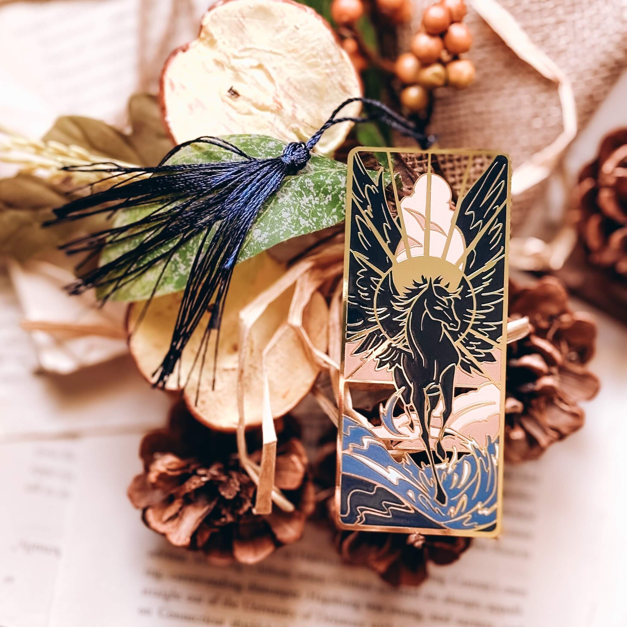 Blackjack Metal Bookmark