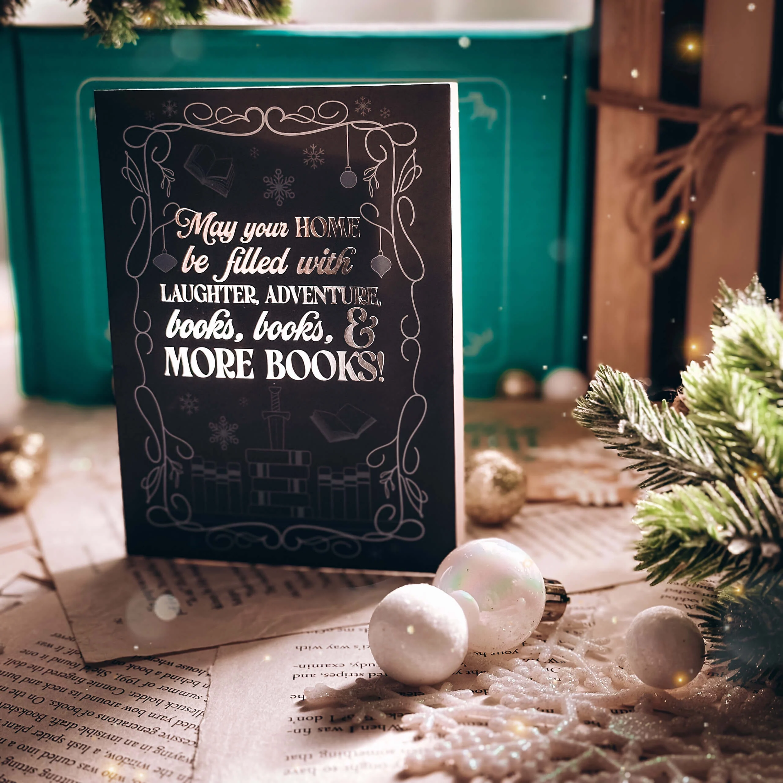 Bookish Holiday Greeting Card Set - Image 4