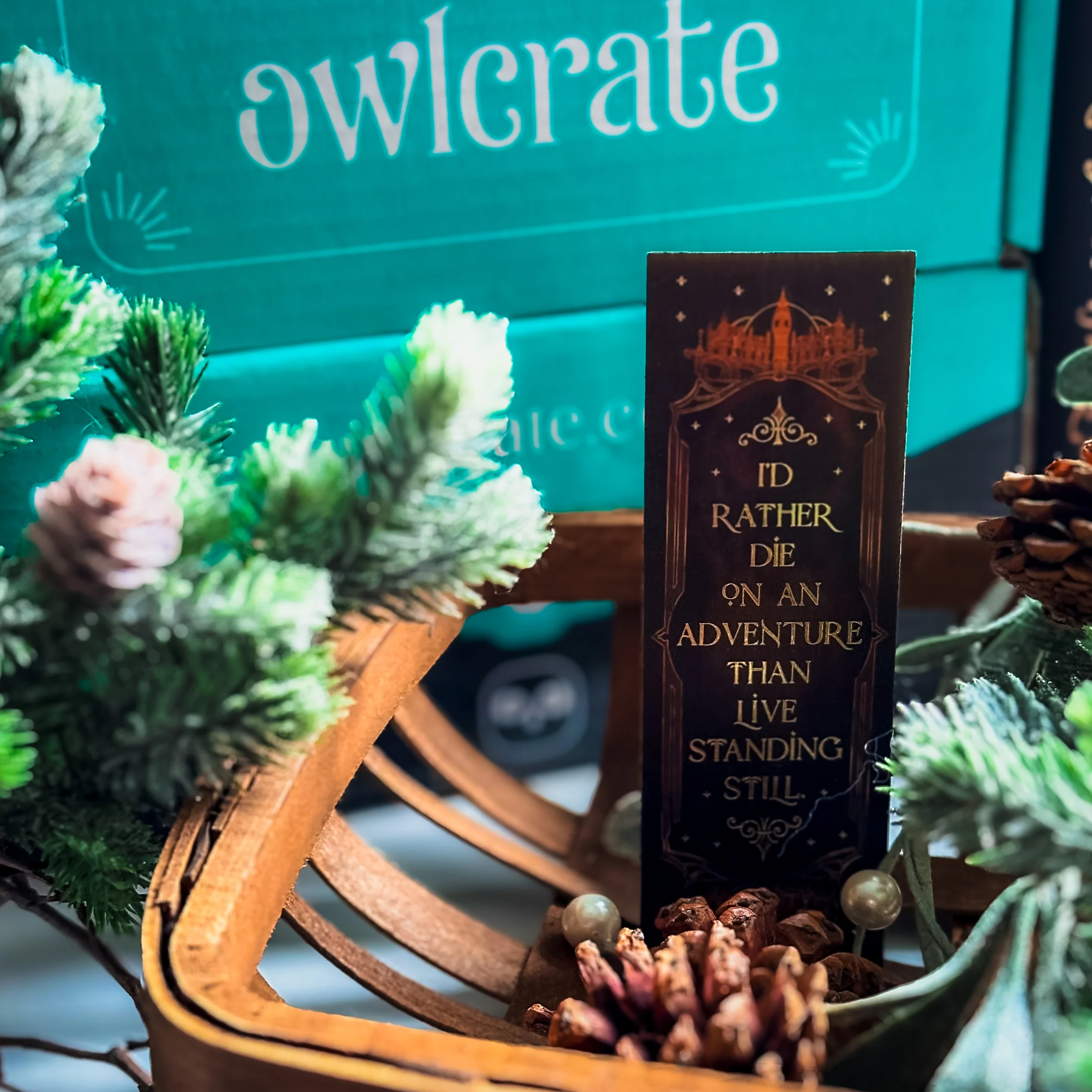 Adventure Wooden Bookmark