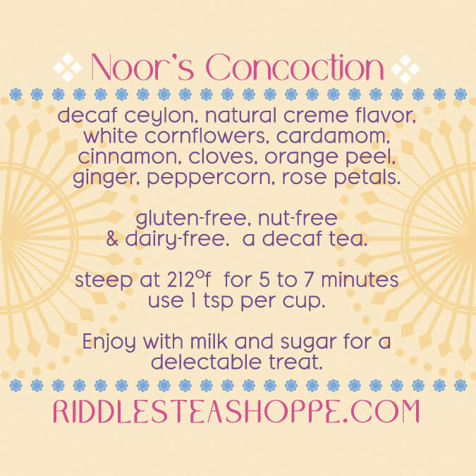Noor’s Zoraat & Tea Concoction - Sample Bag - Image 2