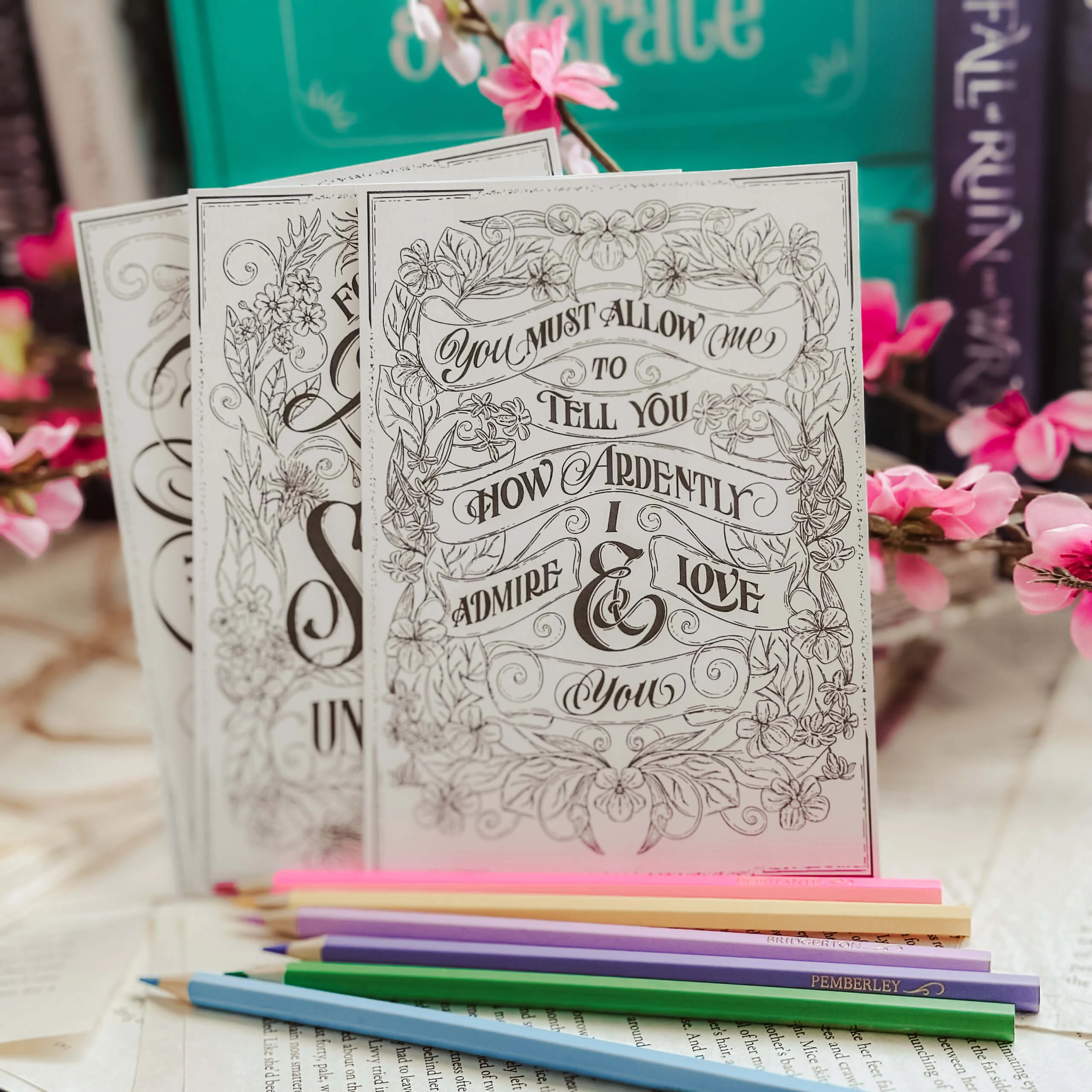 Regency Romance Coloring Set