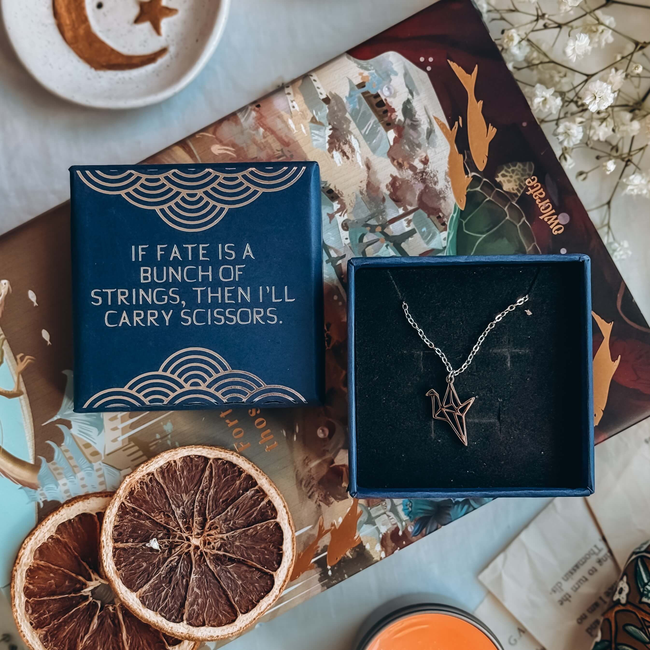 Paper Crane Necklace - Image 2