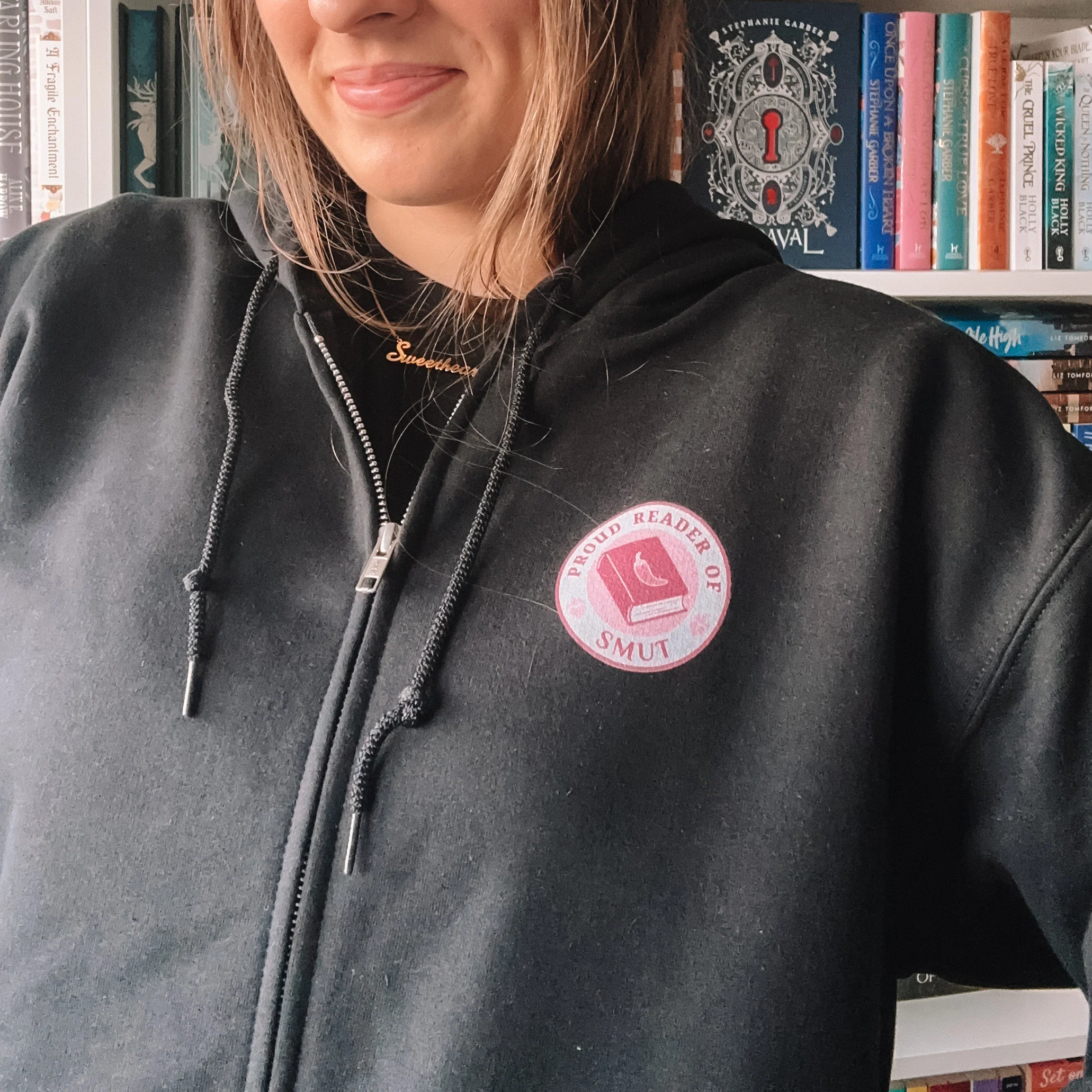 Smut Reader Zip Hoodie - Image 2