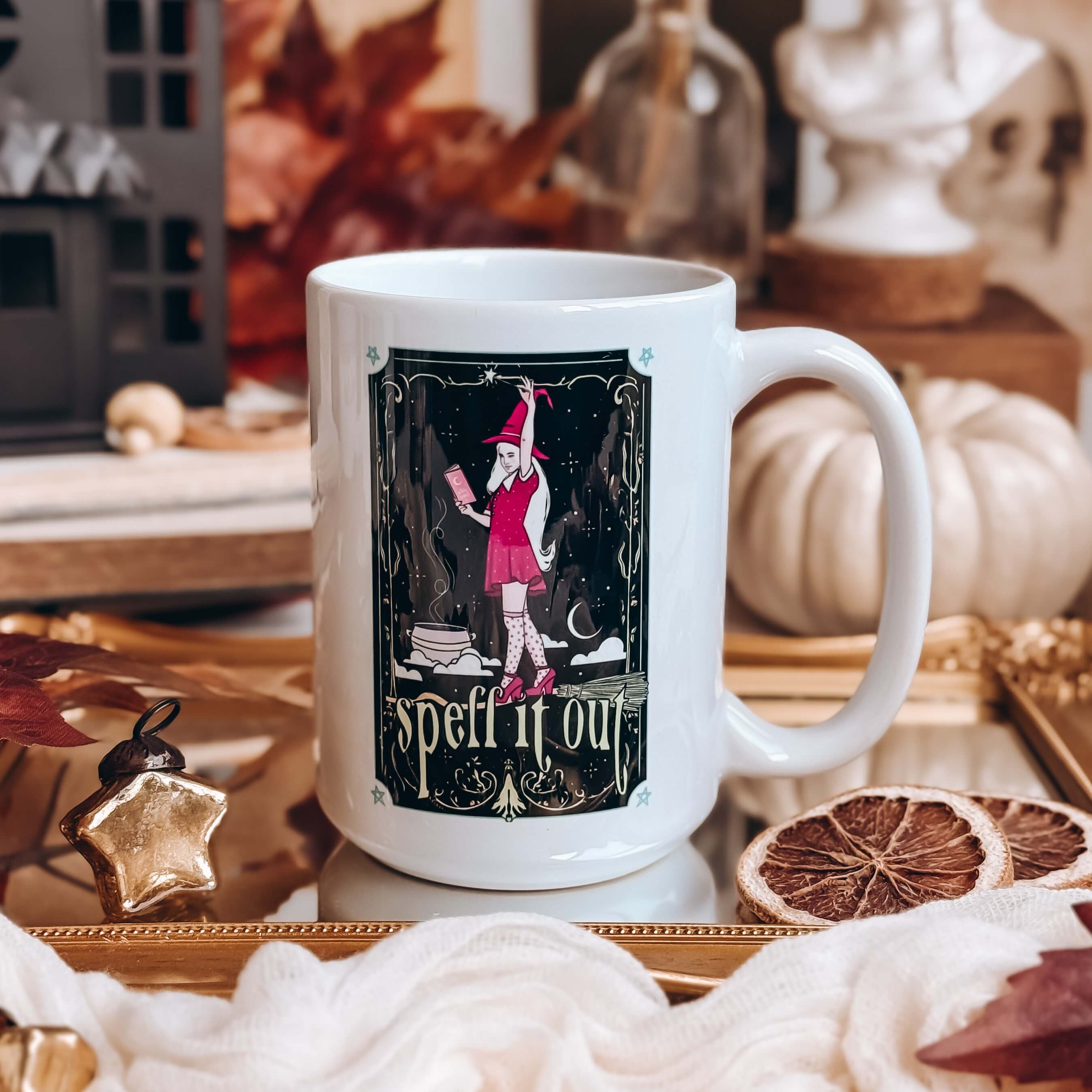 Spell it Out Witch Mug