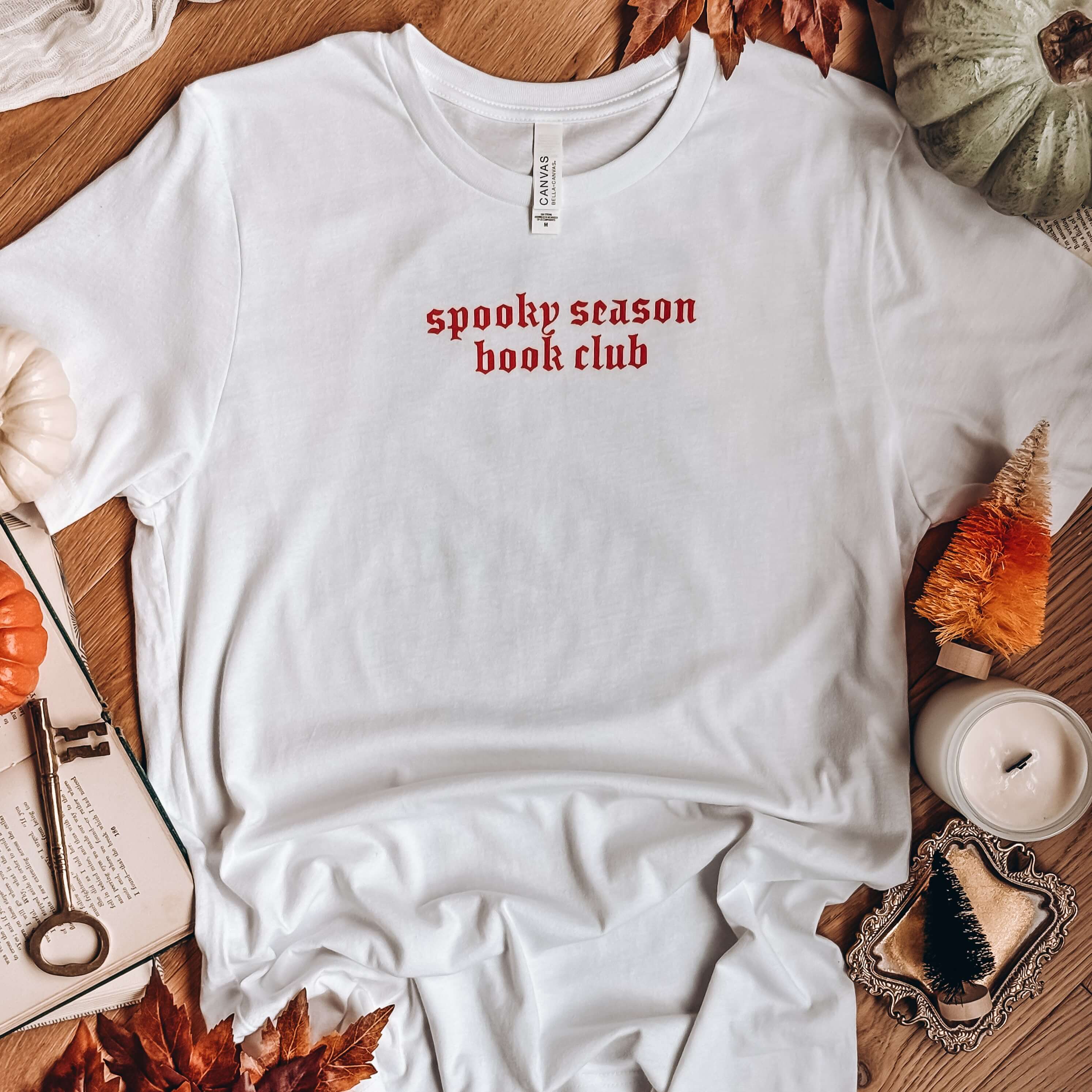 Spine-Chilling Tales Skeleton Shirt — White - Image 2